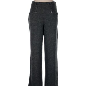 Max Studio Charcoal Wide Leg Pants
